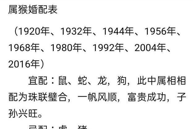 猴配什么生肖最好潮汕说法-猴要配什么生肖的婚姻比较好