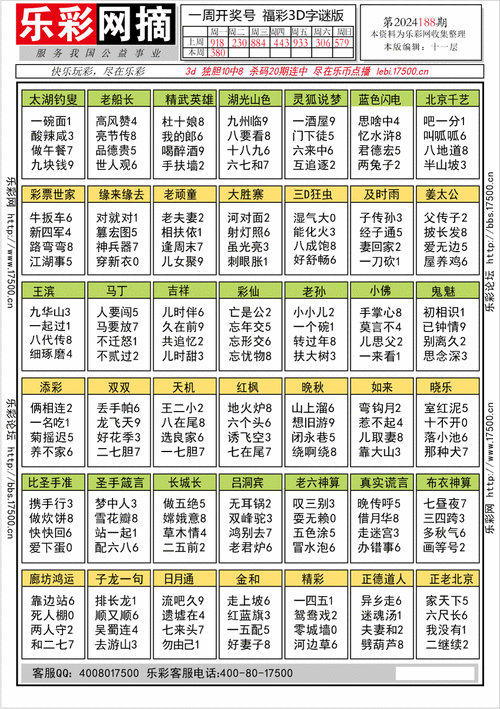 3d彩票怪图-3d彩票图纸图谜