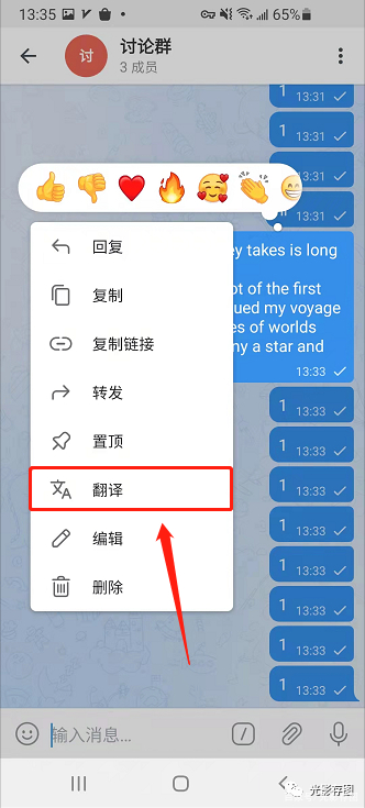 telegeram翻译功能_telegram实时翻译插件