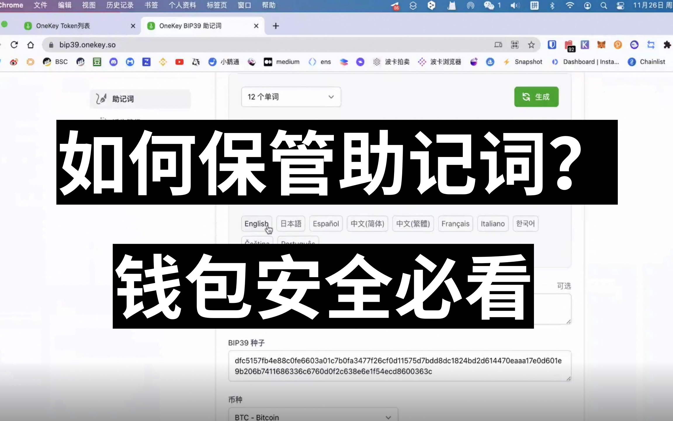 钱包助记词大全查询_钱包助记词格式怎么写