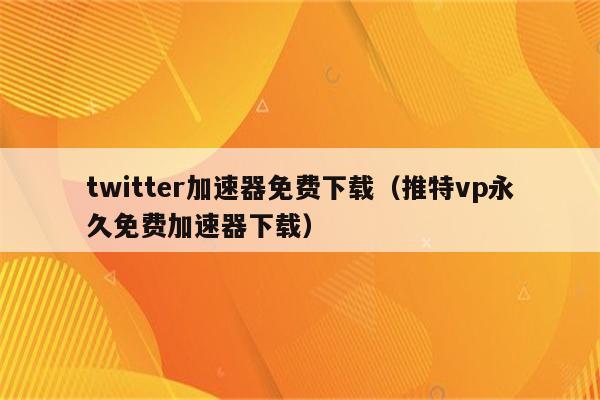 国内上twitter用什么加速器安卓_国内上twitter用什么加速器安卓可以用