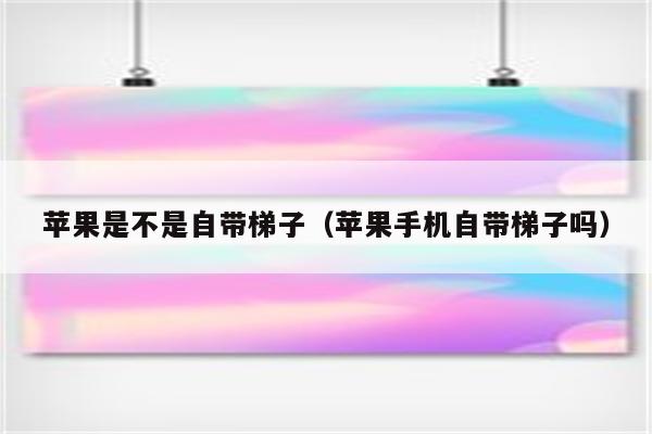苹果手机的梯子_苹果手机的梯子软件有哪些