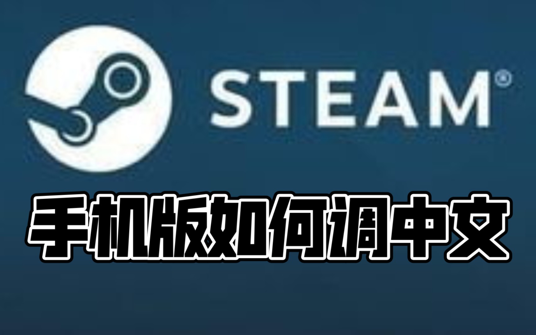 手机版steam怎么改中文_手机版steam怎么改中文字体