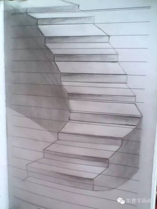 3d立体画简单入门梯子怎么画-3d立体画简单入门梯子怎么画视频