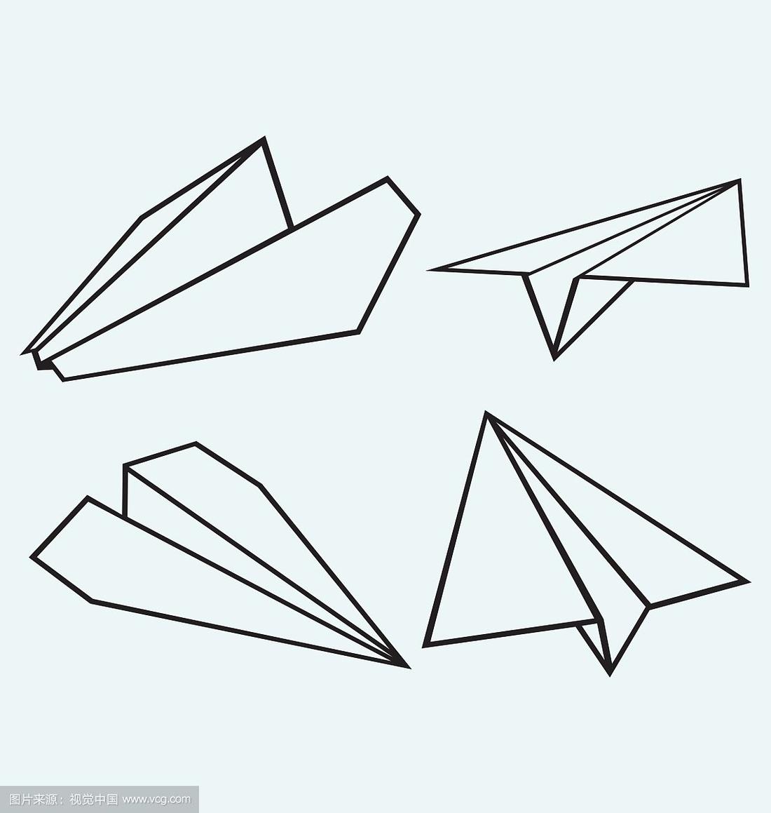 纸飞机简笔画大全-纸飞机简笔画大全图片